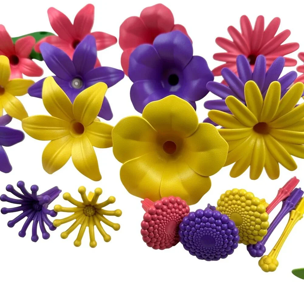 Build A Garden Flower Assembly Kit For‎ Kids Green Toys Dishwasher Safe COMPLETE